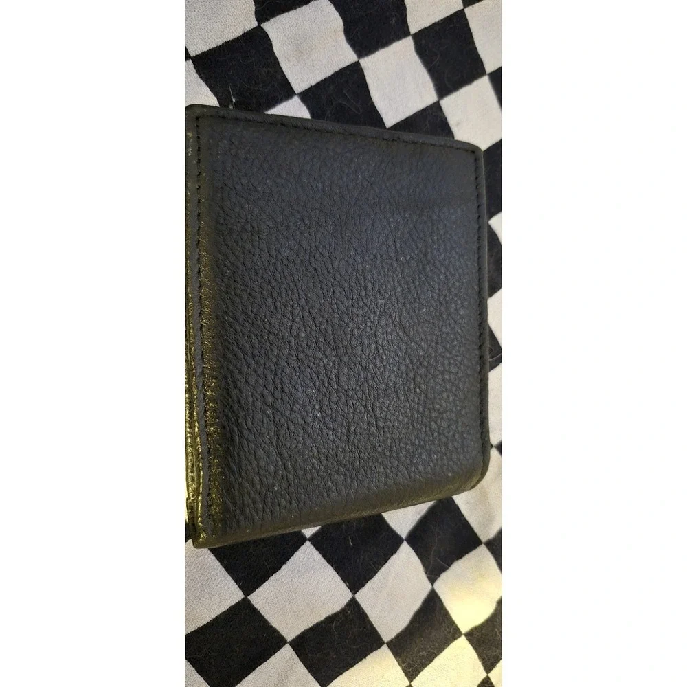 Rivet & Burr RFID Wallet ‎ Genuine Leather Mens Bifold | Black